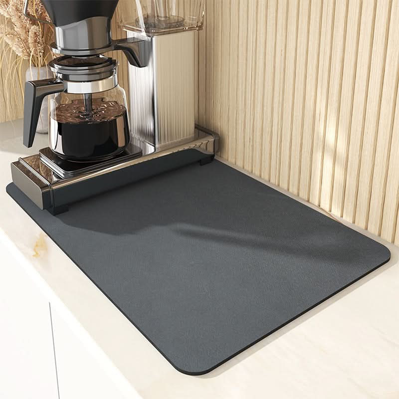 Dish Drying Mat Diatomite Highly Absorbent Quick-Drying