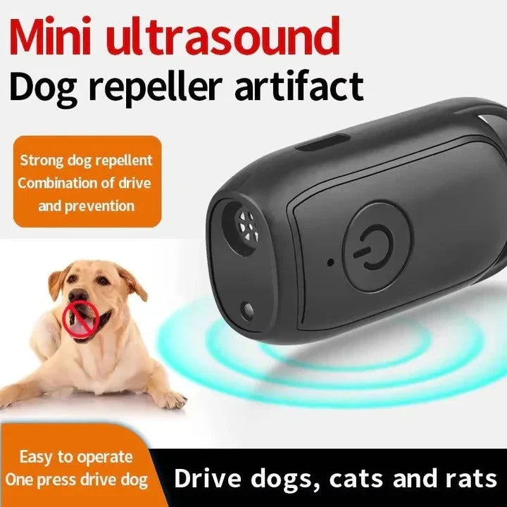 Dog Bark Repeller Ultrasonic Pocket-Sized Single-Button Operation