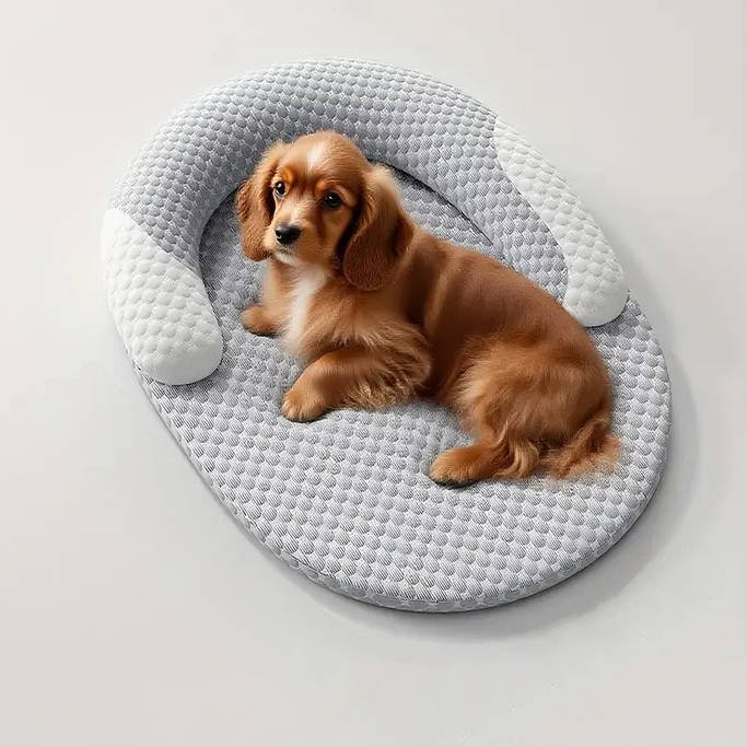 Dog Bed Cooling Orthopedic Machine-Washable Cover & Waterproof Base