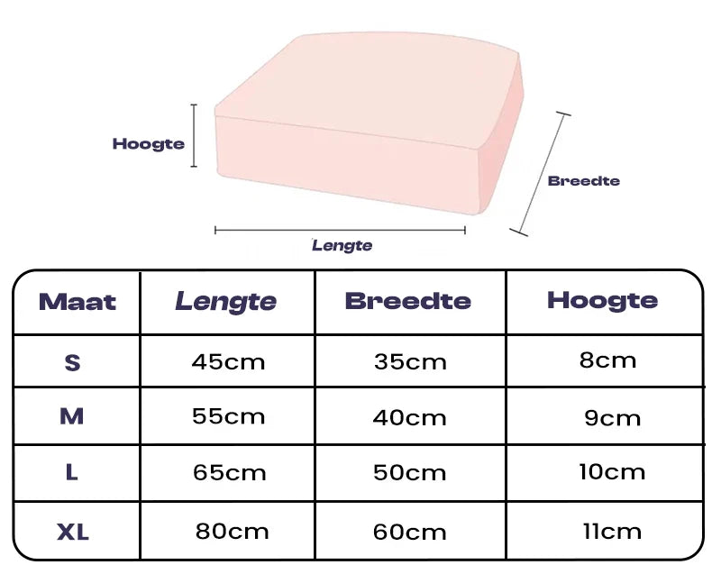 Dog Bed Orthopedic Memory Foam Waterproof Removable Washable Cover