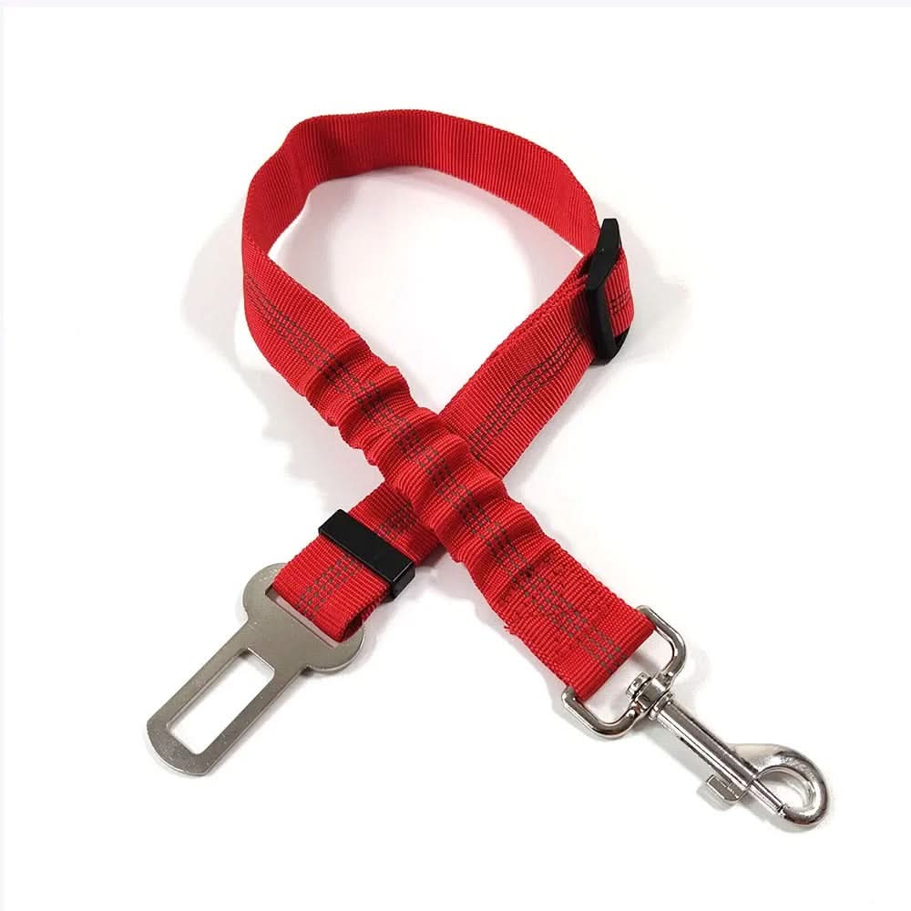 Dog Car Safety Belt Adjustable Nylon Elastic Shock Absorber