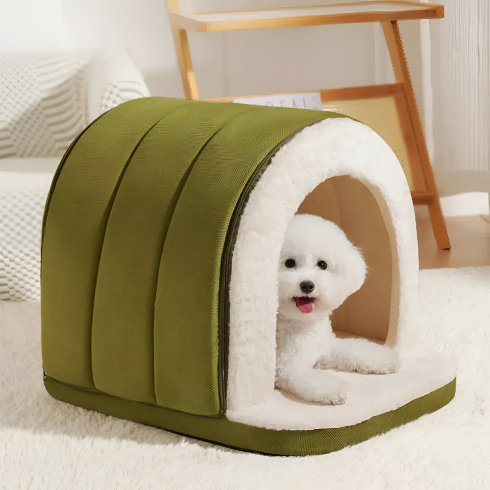 Dog & Cat Bed 2-in-1 Convertible Orthopedic Foam Machine-Washable
