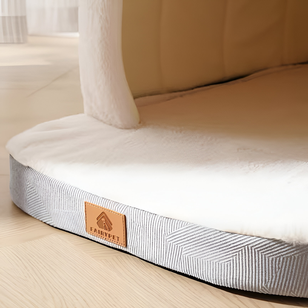 Dog & Cat Bed 2-in-1 Convertible Orthopedic Foam Machine-Washable