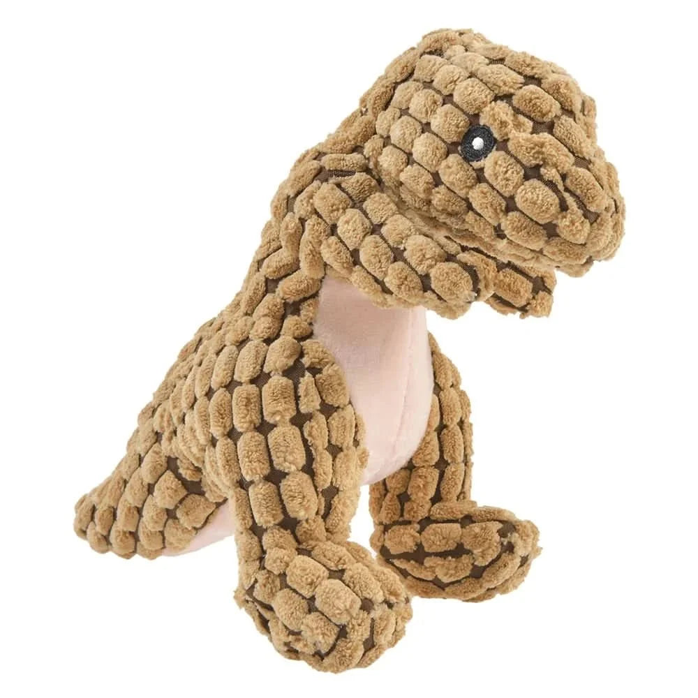 Dog Chew Toy Dinosaur Shape Durable Rubber