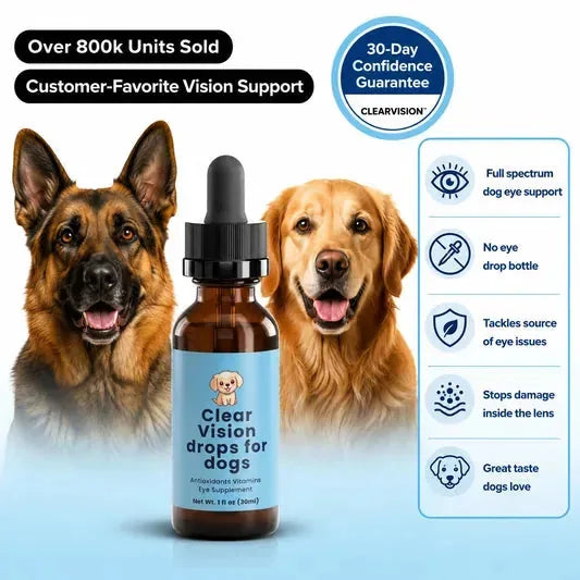 Dog Eye Support Drops Food-Drop Format Daily Use