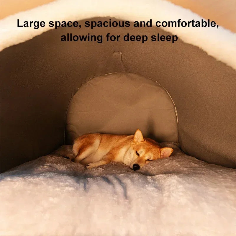 Dog House Cotton Insulated Machine Washable Detachable Cover