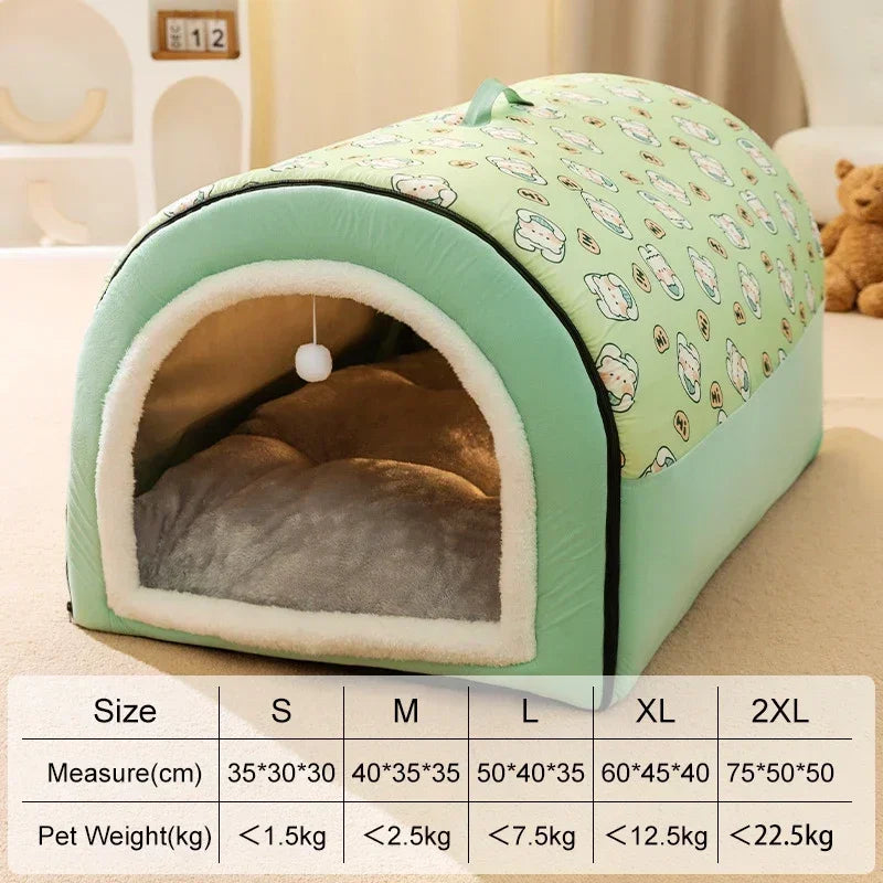 Dog House Cotton Insulated Machine Washable Detachable Cover