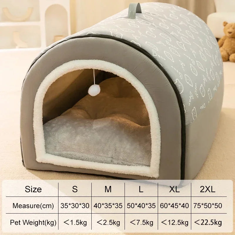 Dog House Cotton Insulated Machine Washable Detachable Cover