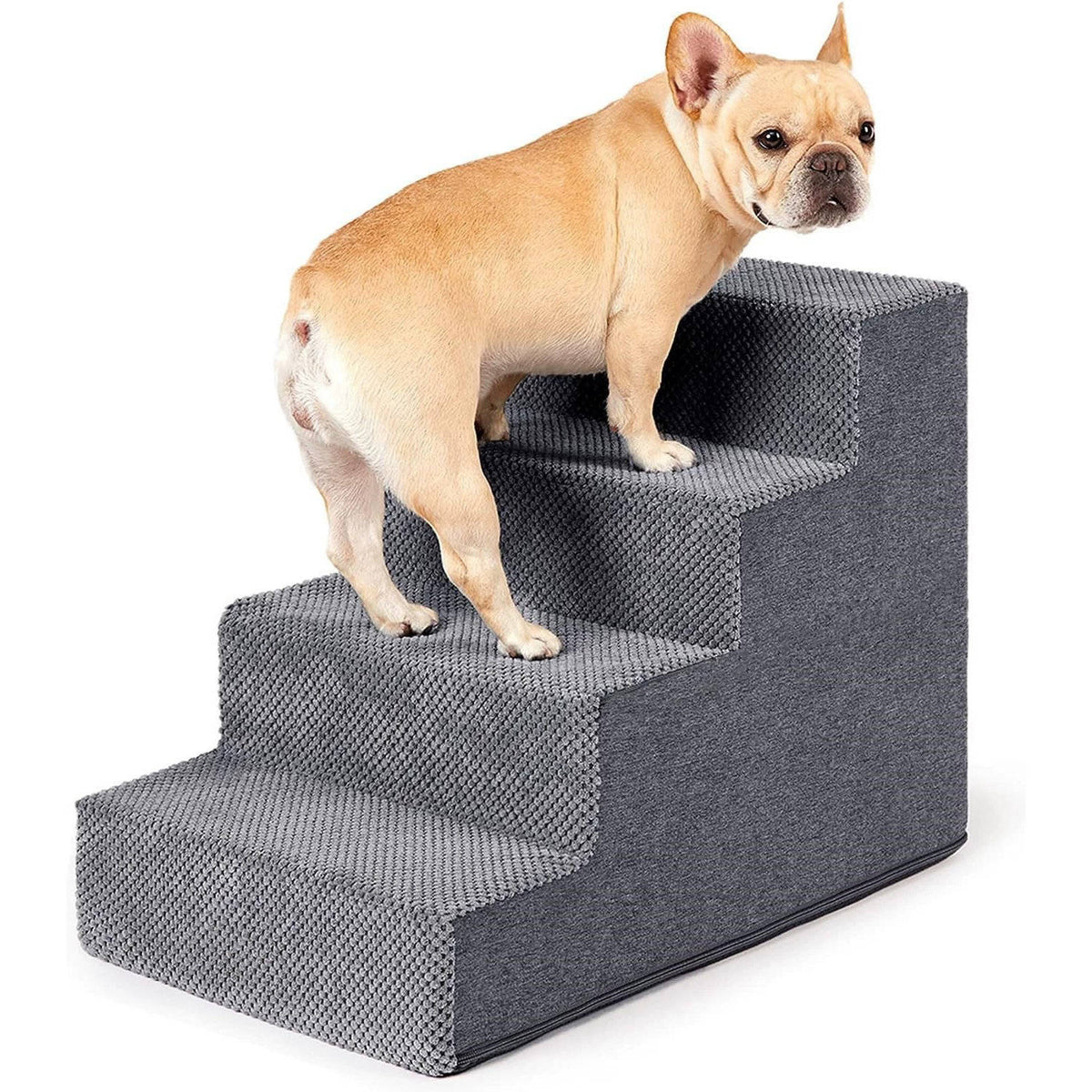 Dog Stairs 4-Step Foldable Pet Bed 18-Inch