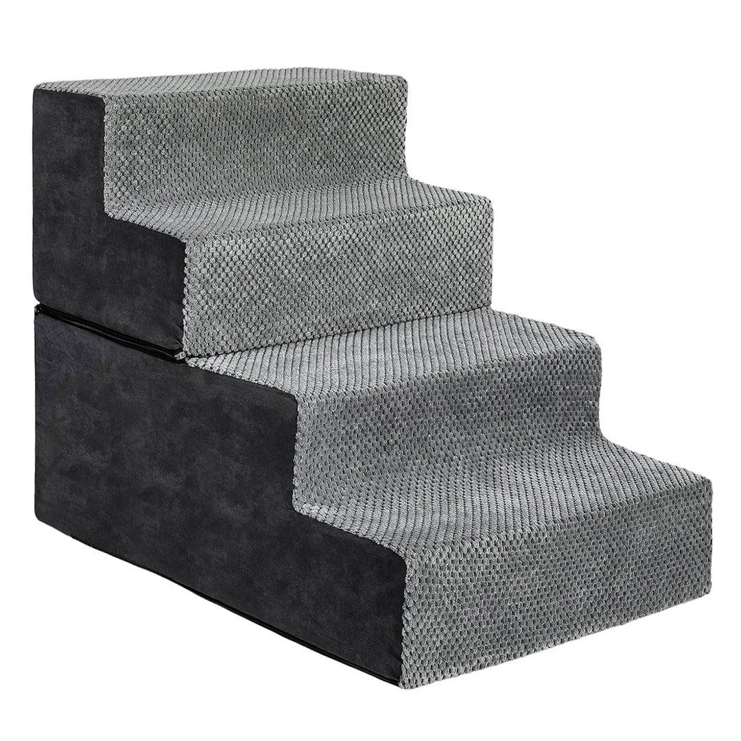 Dog Stairs 4-Step Foldable Pet Bed 18-Inch