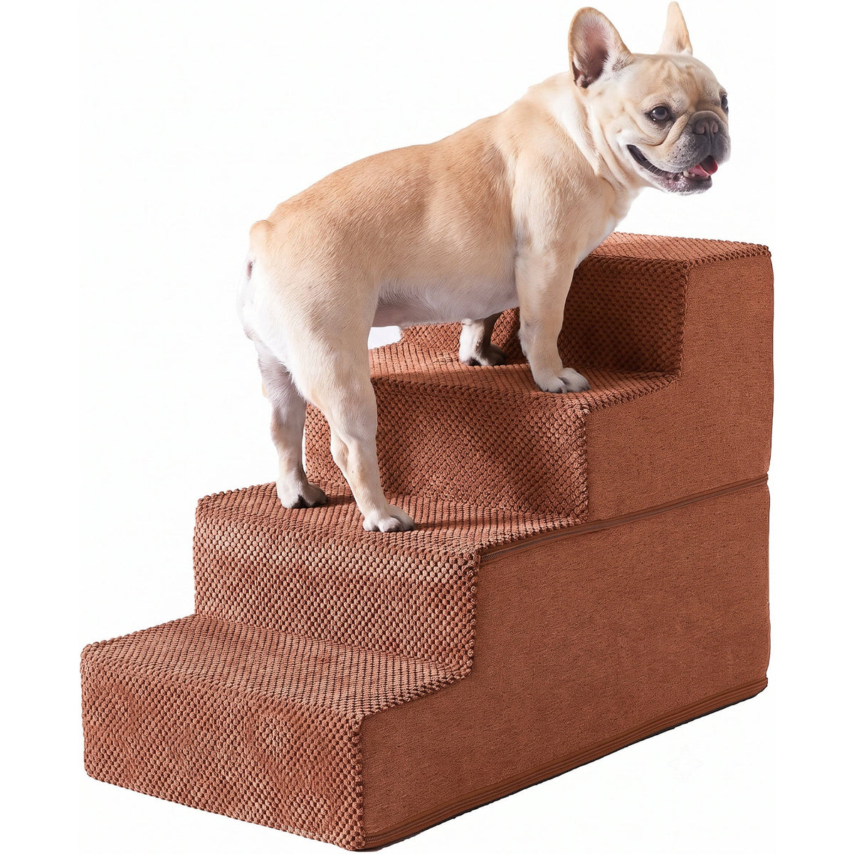 Dog Stairs 4-Step Foldable Pet Bed 18-Inch