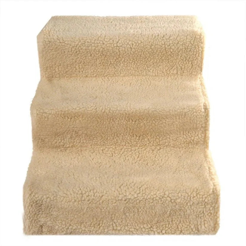 Dog Stairs Three-Step Removable Washable Fleece Cover