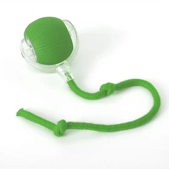 Dog Toy Motion-Activated Rolling Ball Removable Tail Attachment