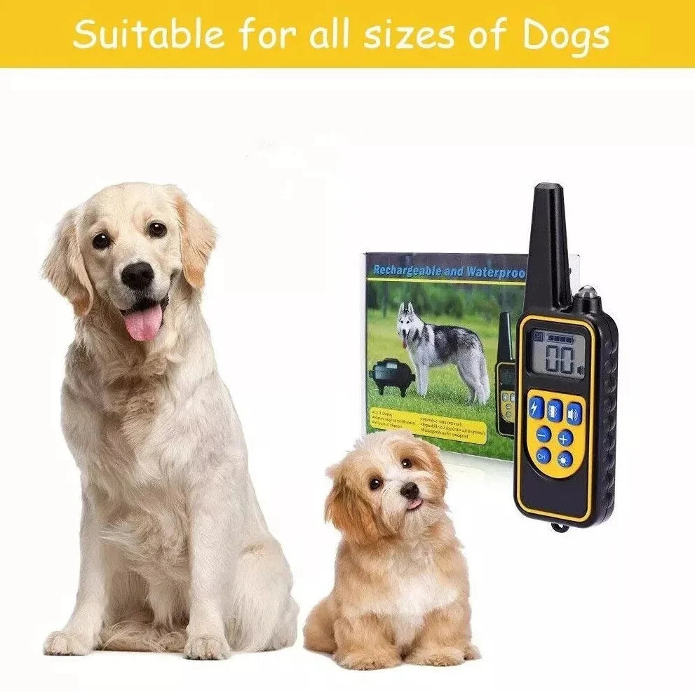 Dog Training Collar 2,600 Ft Range Waterproof