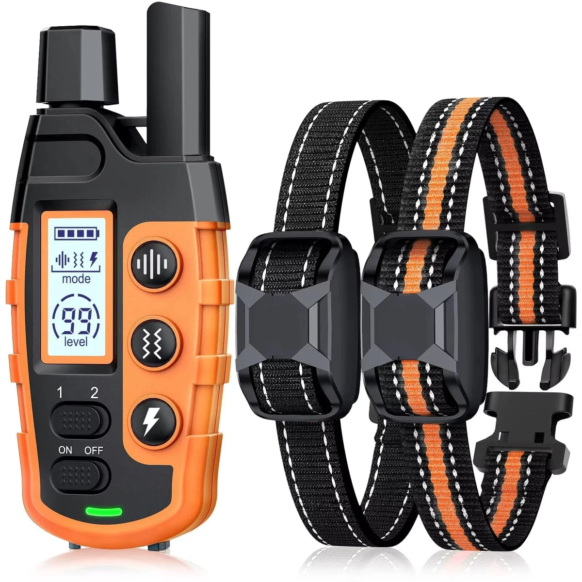 Dog Training Collar Waterproof Remote Control 0.62-Mile Range