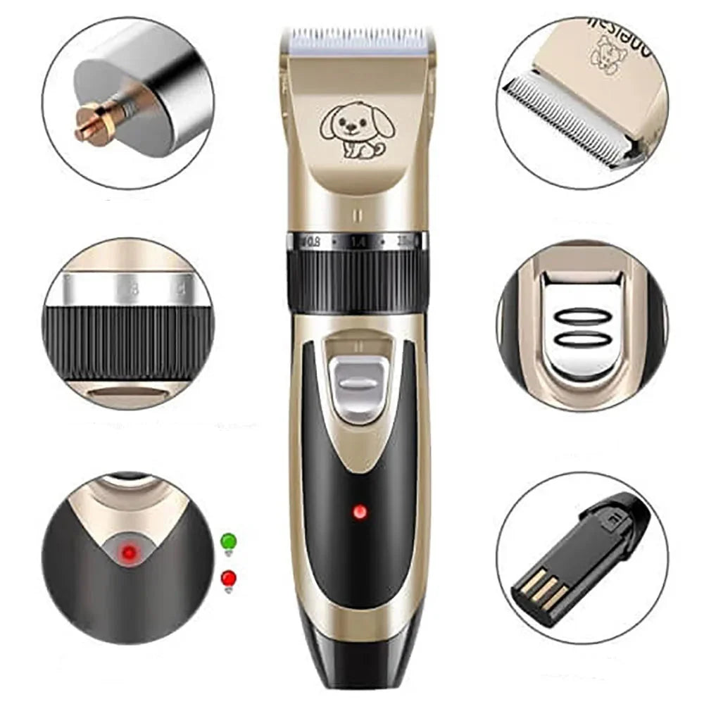 Dog Trimmer Cordless Quiet 90-Minute Runtime