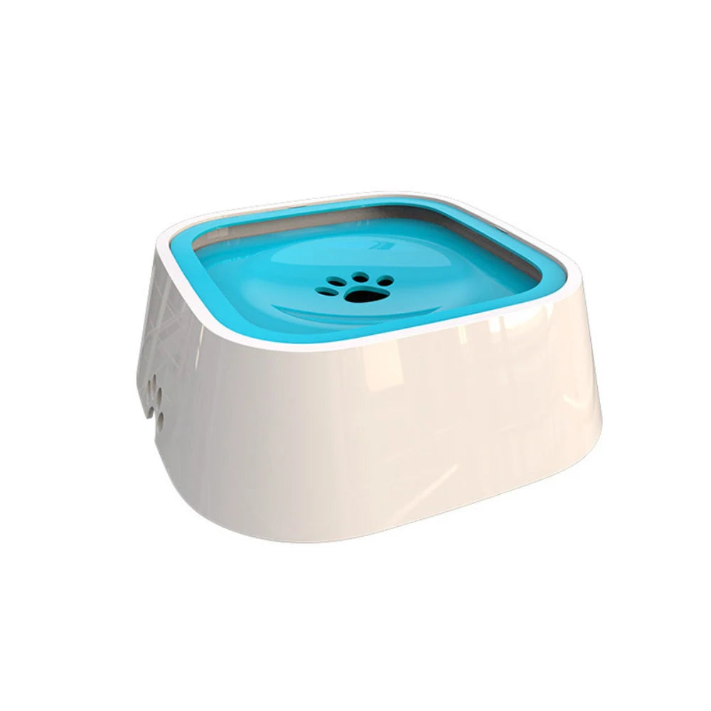 Dog Water Bowl Floating Disk Anti-Splash Non-Slip 1.6 Quart