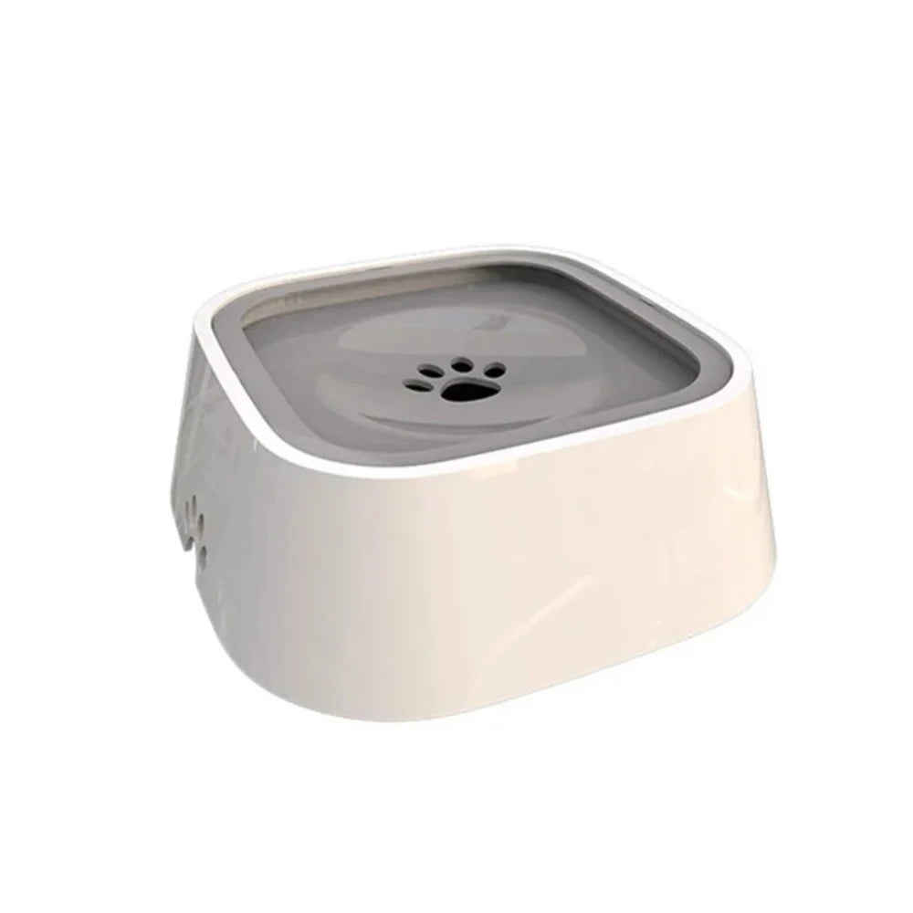 Dog Water Bowl Floating Disk Anti-Splash Non-Slip 1.6 Quart