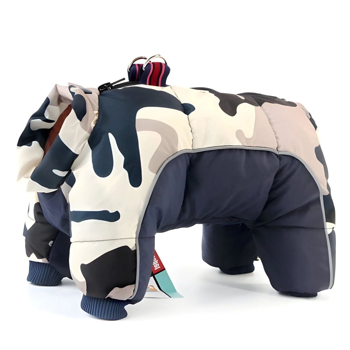 Dog Winter Coat Water-Resistant Down-Alternative Lining Reflective Strip