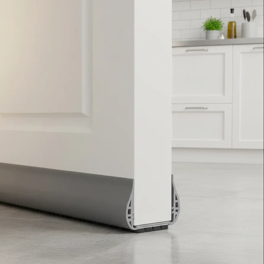 Door Draft Stopper Adjustable Insulating Foam Noise & Dust Barrier