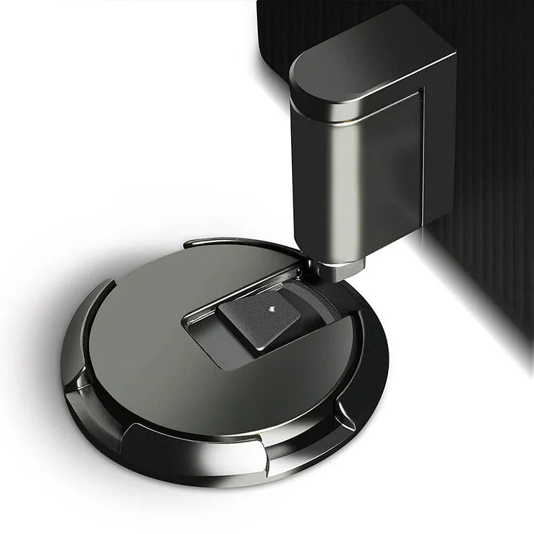 Door Stop Zinc Alloy Foot-Operated Press-Lock