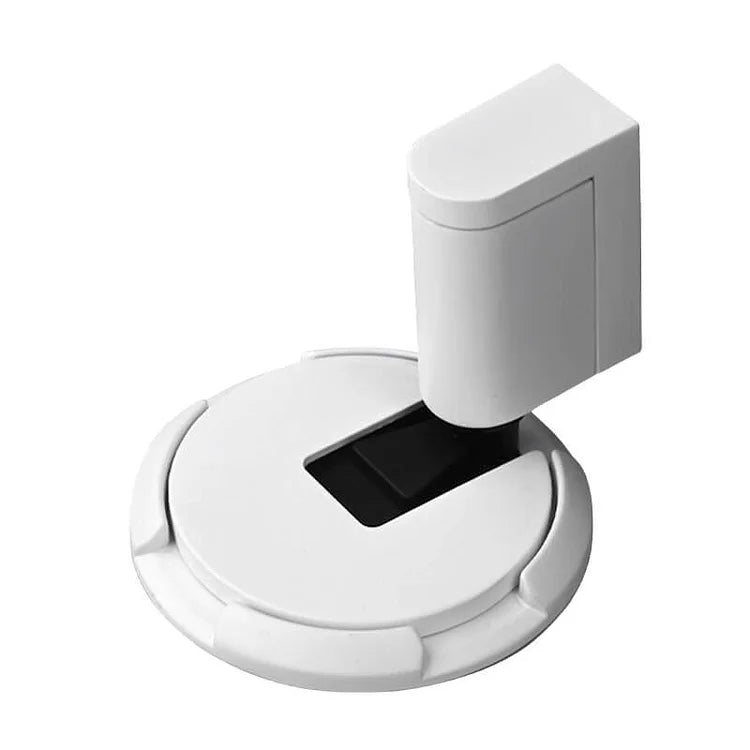 Door Stop Zinc Alloy Foot-Operated Press-Lock