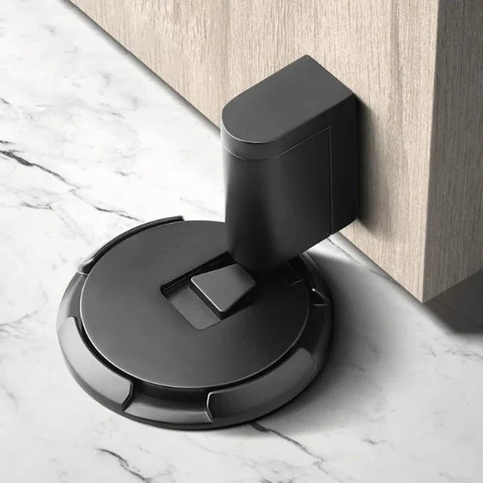 Door Stopper Adjustable Heavy-Door Hold Adhesive or Screw Mount