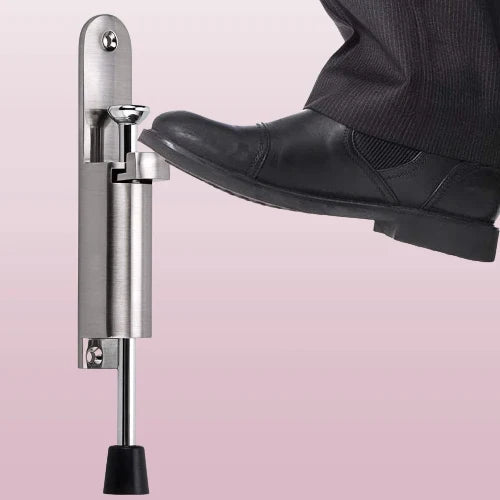 Door Stopper Adjustable Telescopic Heavy-Duty