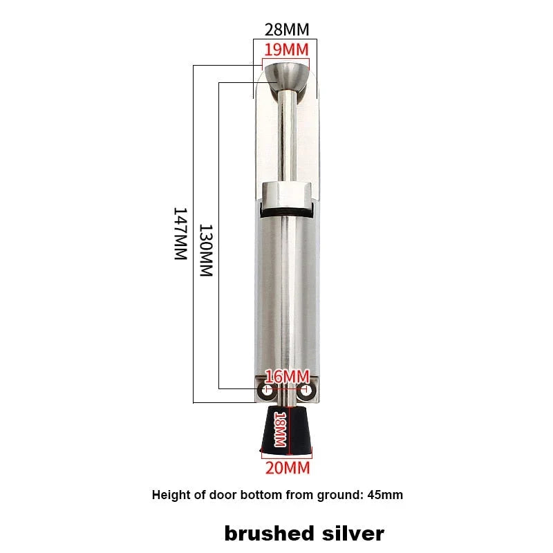 Door Stopper Adjustable Telescopic Heavy-Duty