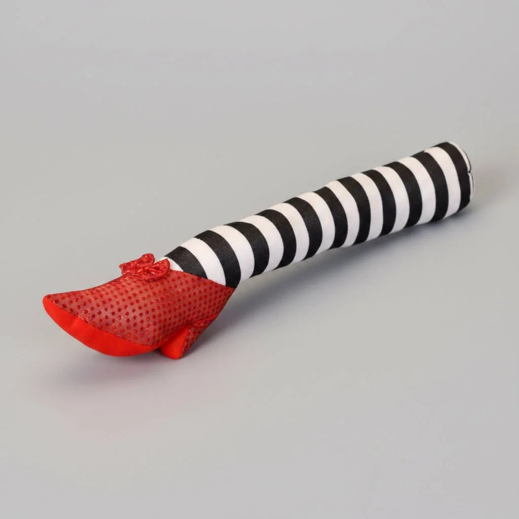 Door Stopper Plush Witch Legs Halloween Decoration