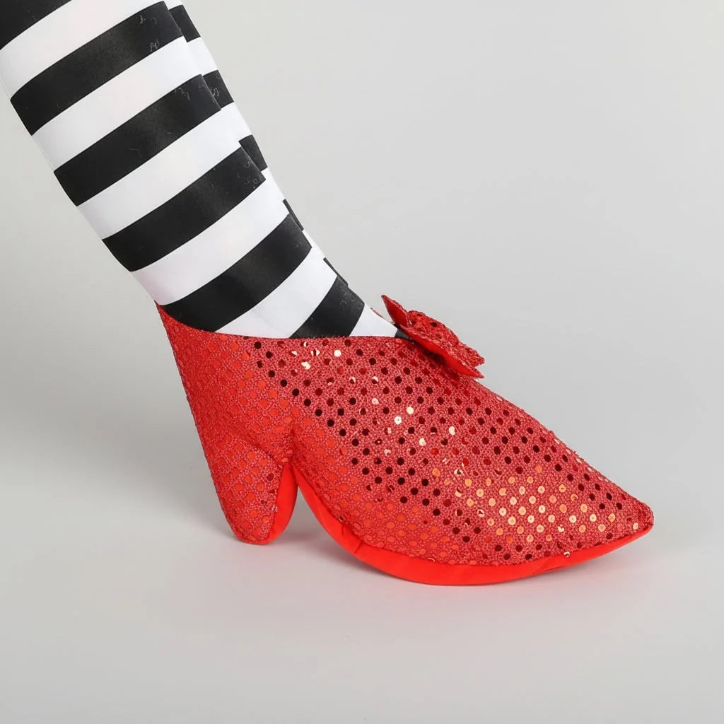 Door Stopper Plush Witch Legs Halloween Decoration