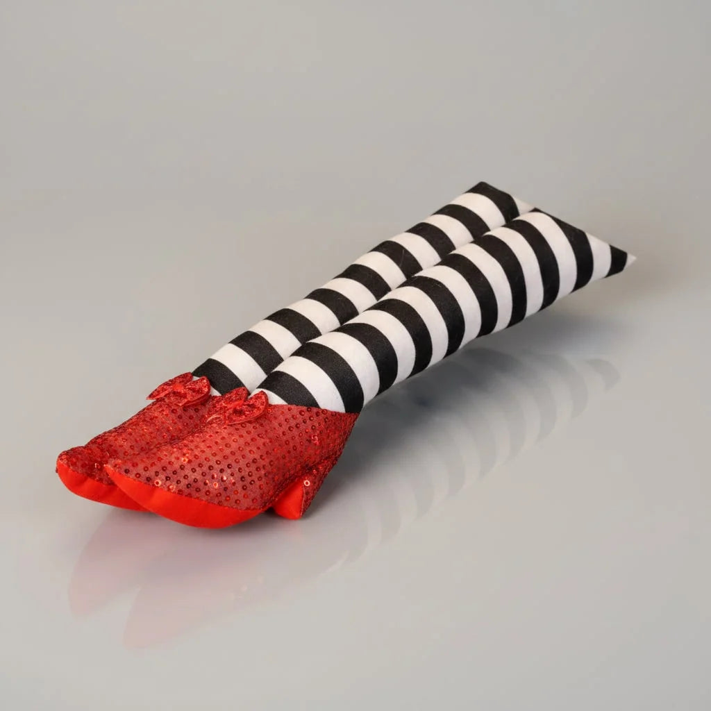 Door Stopper Plush Witch Legs Halloween Decoration