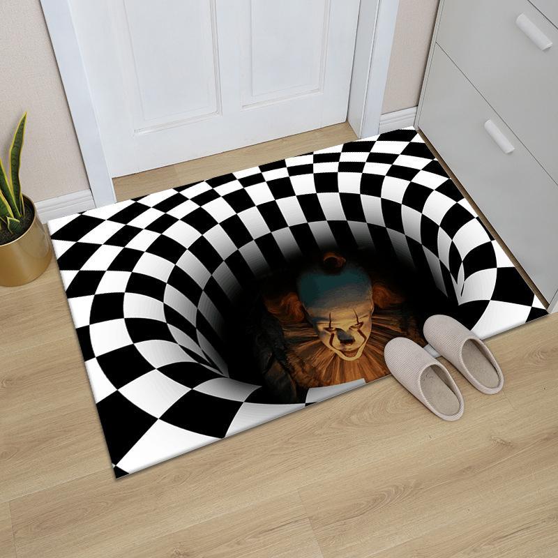 Doormat Halloween Optical Illusion Non-Slip Indoor Outdoor