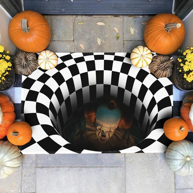 Doormat Halloween Optical Illusion Non-Slip Indoor Outdoor