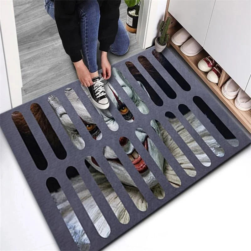 Doormat Halloween Optical Illusion Non-Slip Indoor Outdoor