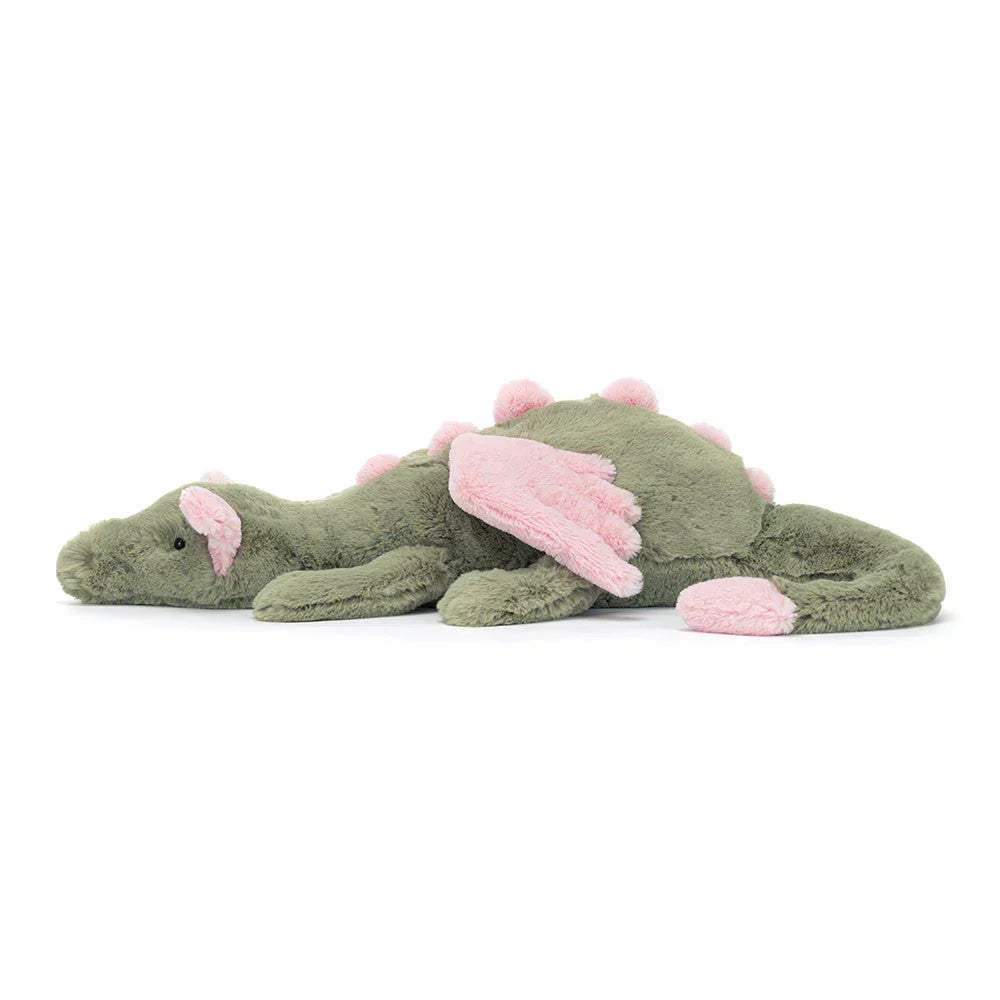 Dragon Plush Toy Extra-Soft With Embroidered Face and Wings