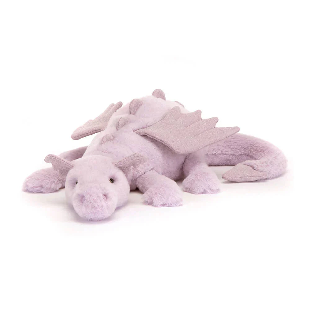 Dragon Plush Toy Extra-Soft With Embroidered Face and Wings