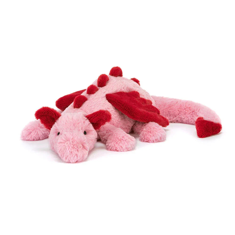 Dragon Plush Toy Extra-Soft With Embroidered Face and Wings