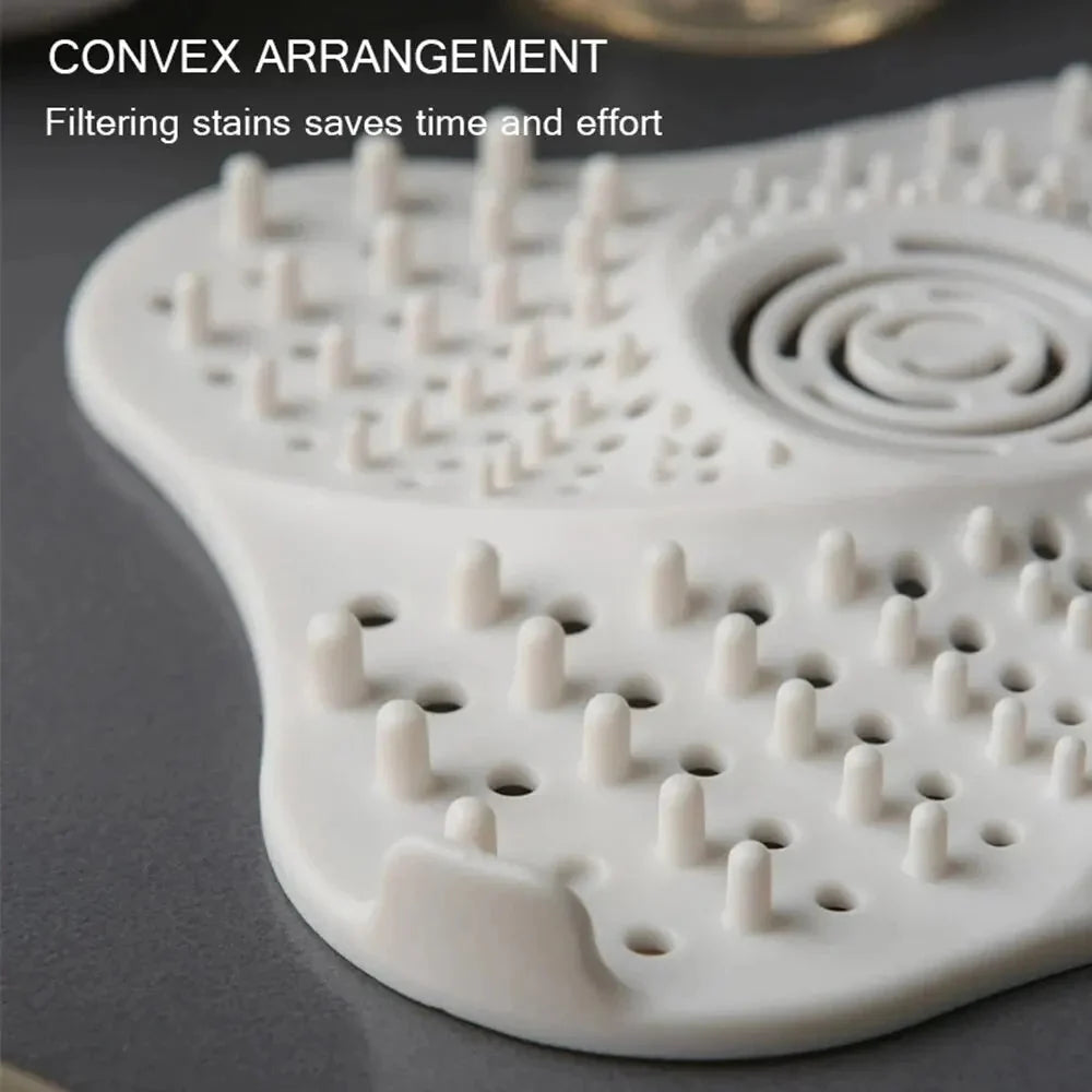 Drain Hair Catcher Rubber Suction Cup Handle