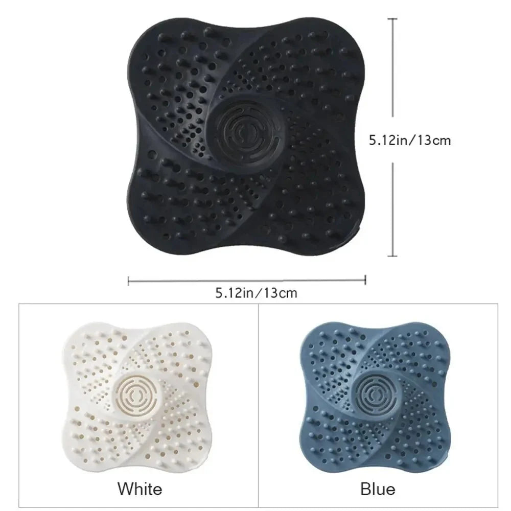 Drain Hair Catcher Rubber Suction Cup Handle