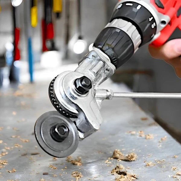 Drill Metal Cutting Adapter Steel Blades Precision Cuts