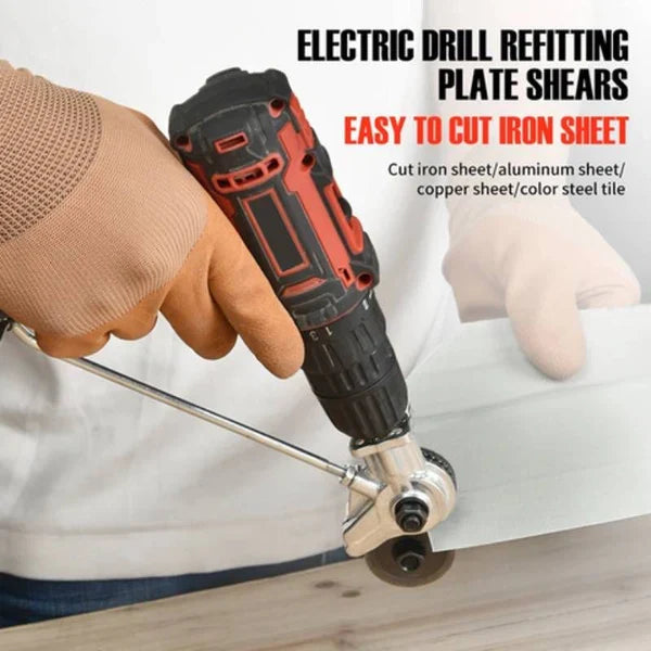 Drill Metal Cutting Adapter Steel Blades Precision Cuts
