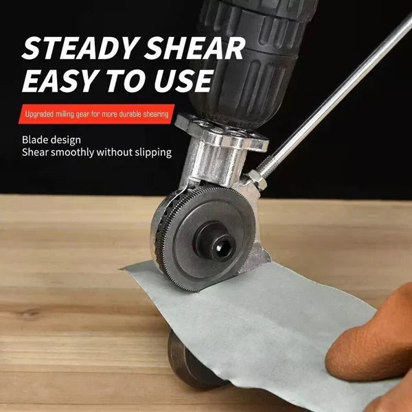 Drill Metal Cutting Adapter Steel Blades Precision Cuts