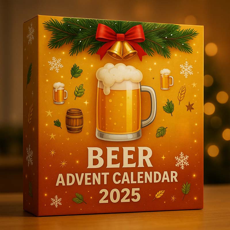 Drink Advent Calendar 24 Miniature Bottles Whisky or Beer