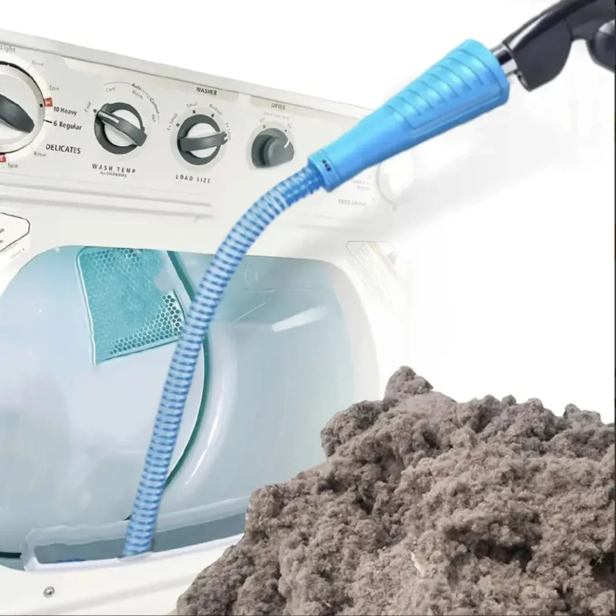 Dryer Vent Cleaner Flexible Vacuum Attachment Universal Fit