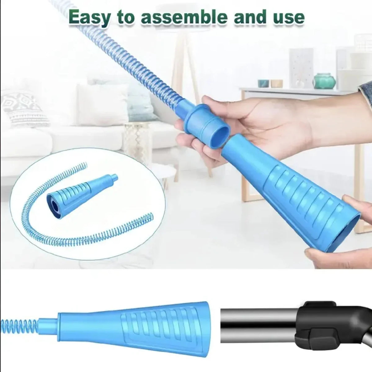 Dryer Vent Cleaner Flexible Vacuum Attachment Universal Fit