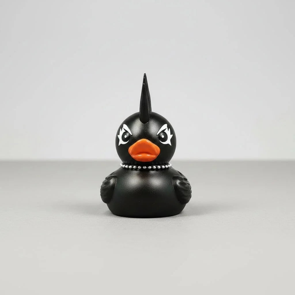 Duck Decoration Devil Horns & Spiked Collar
