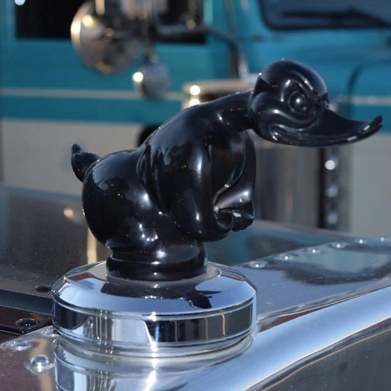 Duck Radiator Emblem Chrome-Plated Pin Mount