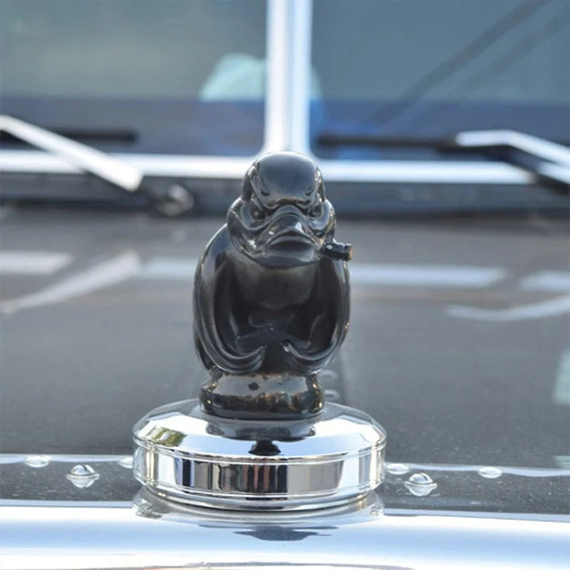 Duck Radiator Emblem Chrome-Plated Pin Mount