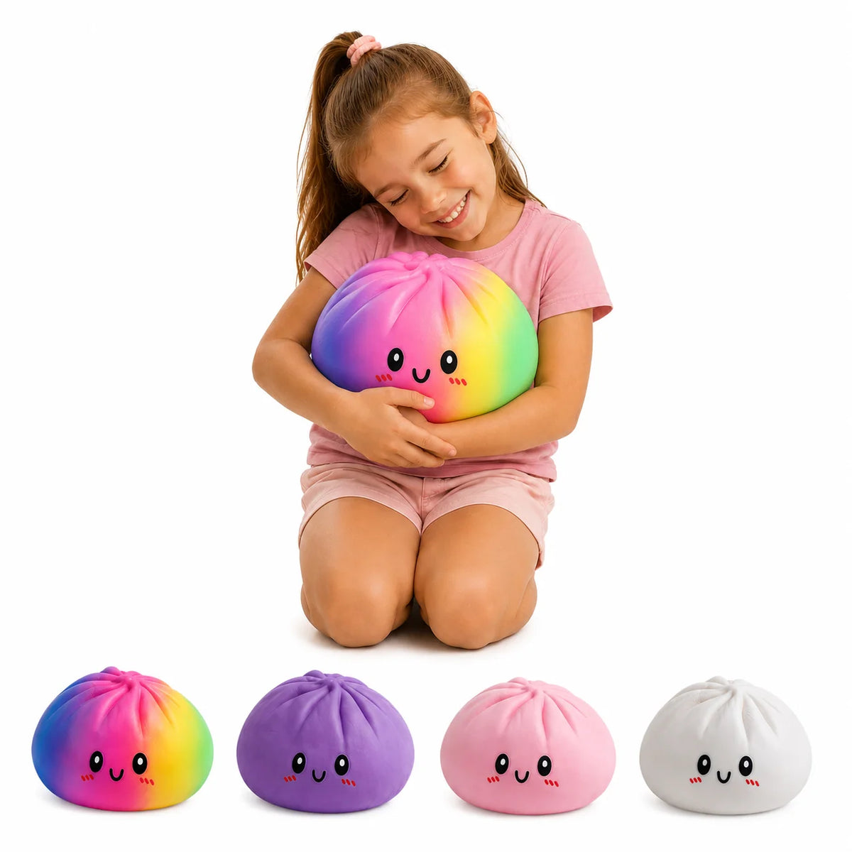 Dumpling Squishy Toy Soft Stress Relief 9.8 Inch